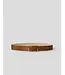 B-LOW THE BELT Milla Calf-Hair Leather Belt - Bronze Gold