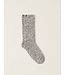 BAREFOOT DREAMS Cozy Heathered Socks - Charcoal/White
