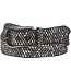 B.Belt Gun Metal Rivet Stud Belt - Black