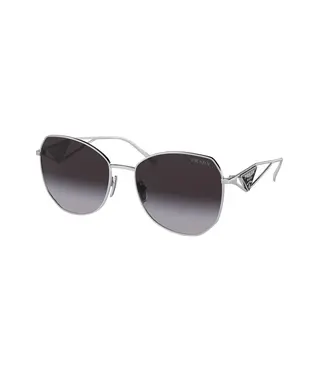 PRADA Gray-Gradient Geometric Sunglasses