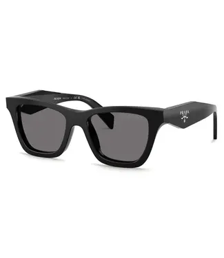 PRADA Black Square-Butterfly Sunglasses
