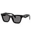PRADA Black Square-Butterfly Sunglasses