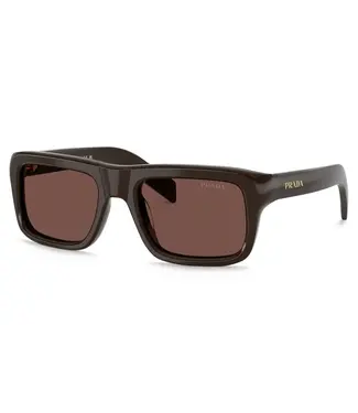 PRADA Cigar Black Rectangular Sunglasses