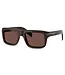 PRADA Cigar Black Rectangular Sunglasses