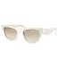 PRADA White Rectangular-Butterfly Sunglasses