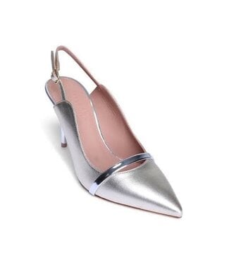 MALONE SOULIERS Marion 85 Slingbacks - Silver