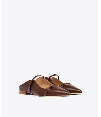MALONE SOULIERS Maureen Leather Flat Mules