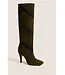 MISSONI Calfskin Suede Green Beatrice Boots