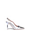 MALONE SOULIERS Marion 85 Slingbacks - Silver