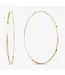 LANA JEWELRY Flat Medium Magic Hoops