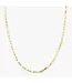 LANA JEWELRY 15" Nude Chain Choker Necklace - Yellow Gold