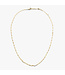 LANA JEWELRY 15" Petite Nude Chain Choker - Yellow Gold