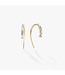 LANA JEWELRY Diamond Small Hooked On Hoops