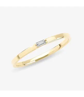 LANA JEWELRY Baguette Cut Diamond Stacking Ring