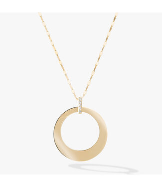 LANA JEWELRY Diamond Cusp Pendant Necklace