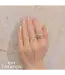 SHY CREATION Diamond Bridge Ring