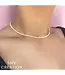 SHY CREATION Cultured Pearl Tennis Necklace