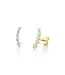 SHY CREATION Diamond Ear Crawler Earrings