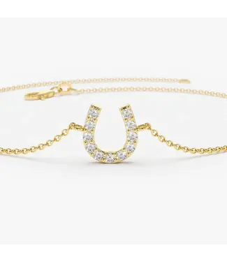 SHY CREATION Diamond Horseshoe Bracelet