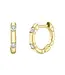 SHY CREATION Diamond Huggie Earrings