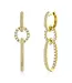 SHY CREATION Diamond Oval Earrings