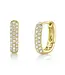 SHY CREATION Diamond Huggie Earrings