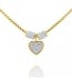 KC DESIGNS Diamond Pave Heart Necklace