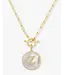 Melinda Maria Love Letters Medallion Necklace - Z