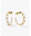 Melinda Maria She's an Icon Gold Hoops