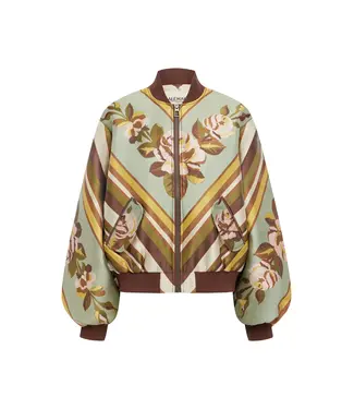 ALEMAIS La Rosa Jacquard Bomber Jacket