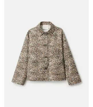 Lafayette 148 Brown Leopard Print Jacket