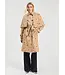 VILAGALLO Trench Coat with Sequin Embroidery