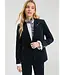 VILAGALLO Navy Velvet Jacket
