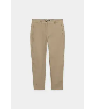 Cotton Barrel-Leg Pants