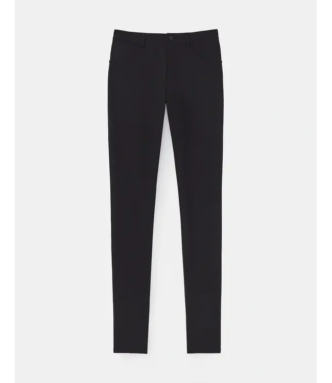 Lafayette 148 Acclaimed Stretch Mercer Pants - Black