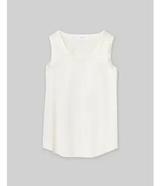 Lafayette 148 Silk Charmeuse Reversible Perla Blouse - White