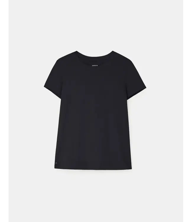 Lafayette 148 Cotton Jersey Modern Tee