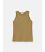Lafayette 148 Cotton Rib Racerback Tank - Brownstone