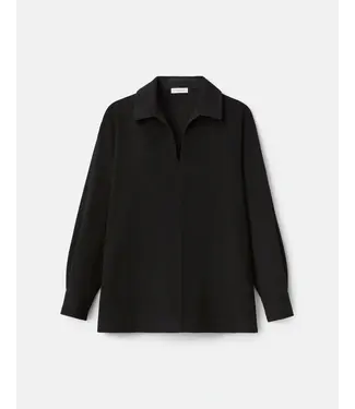 Lafayette 148 Camel Hair Popover Blouse