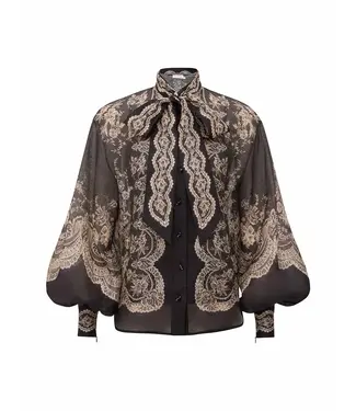 ZIMMERMANN Clash Tie Blouse