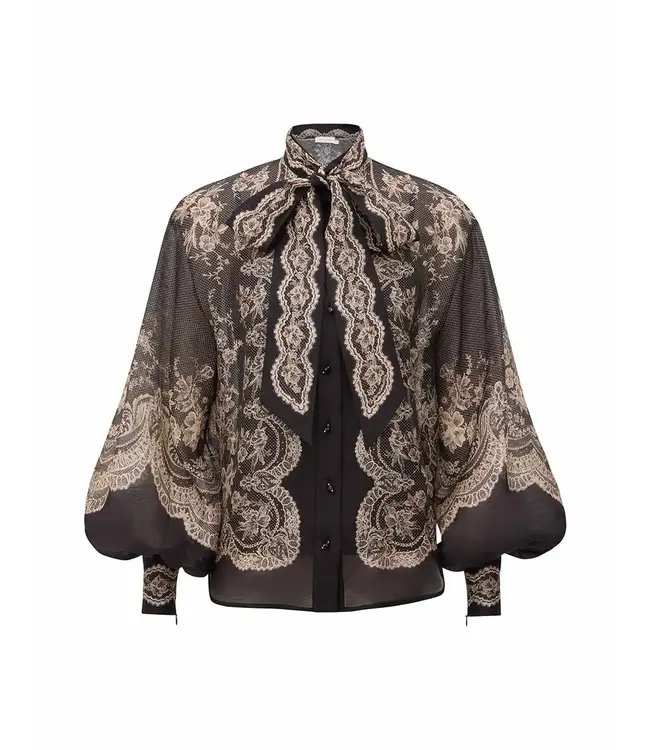ZIMMERMANN Clash Tie Blouse