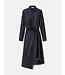 Lafayette 148 Brushed Wool Wrap Shirtdress