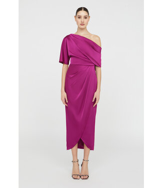 THEIA Rayna Draped Gown
