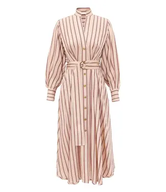 ZIMMERMANN Valiant Tuck Shirt Dress