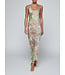 L'AGENCE Akiya Satin Maxi Dress