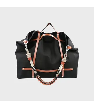 MY BOB Candide Bag with Alice Strap - Black/Brown