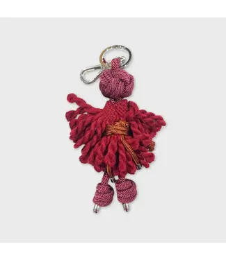 MY BOB Alexandre Burgundy Key Chain