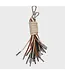 MY BOB Fringe Key Chain - Brown/Black/Beige