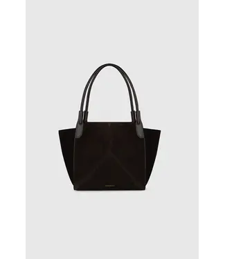 VICTORIA BECKHAM Victoria Tote - Coffee Suede
