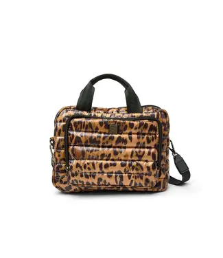 THINK ROYLN Stowaway Toiletry Case - Pearl Leopard